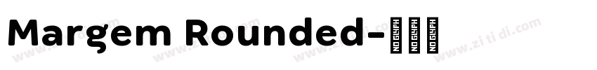 Margem Rounded字体转换